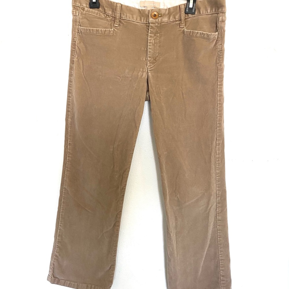 Women’s Banana Republic Tan Straight Leg Corduroy Pants Size 29